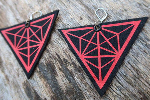 B.O Triangles ISO 2020 Noir/Rouge