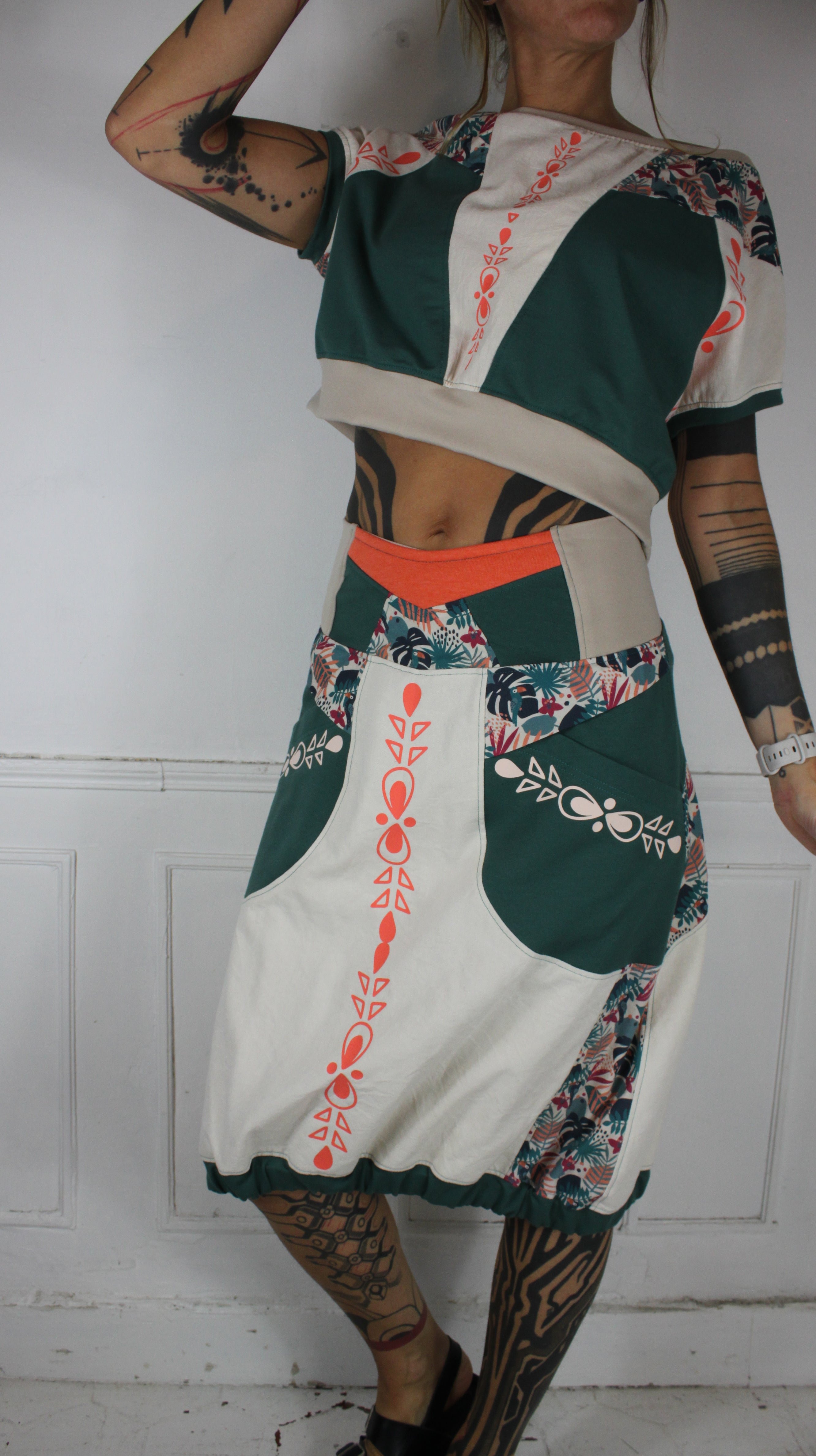 "Ōhashi" SomnamBulle X Coxeline Crop Top Loose E25 TS/M