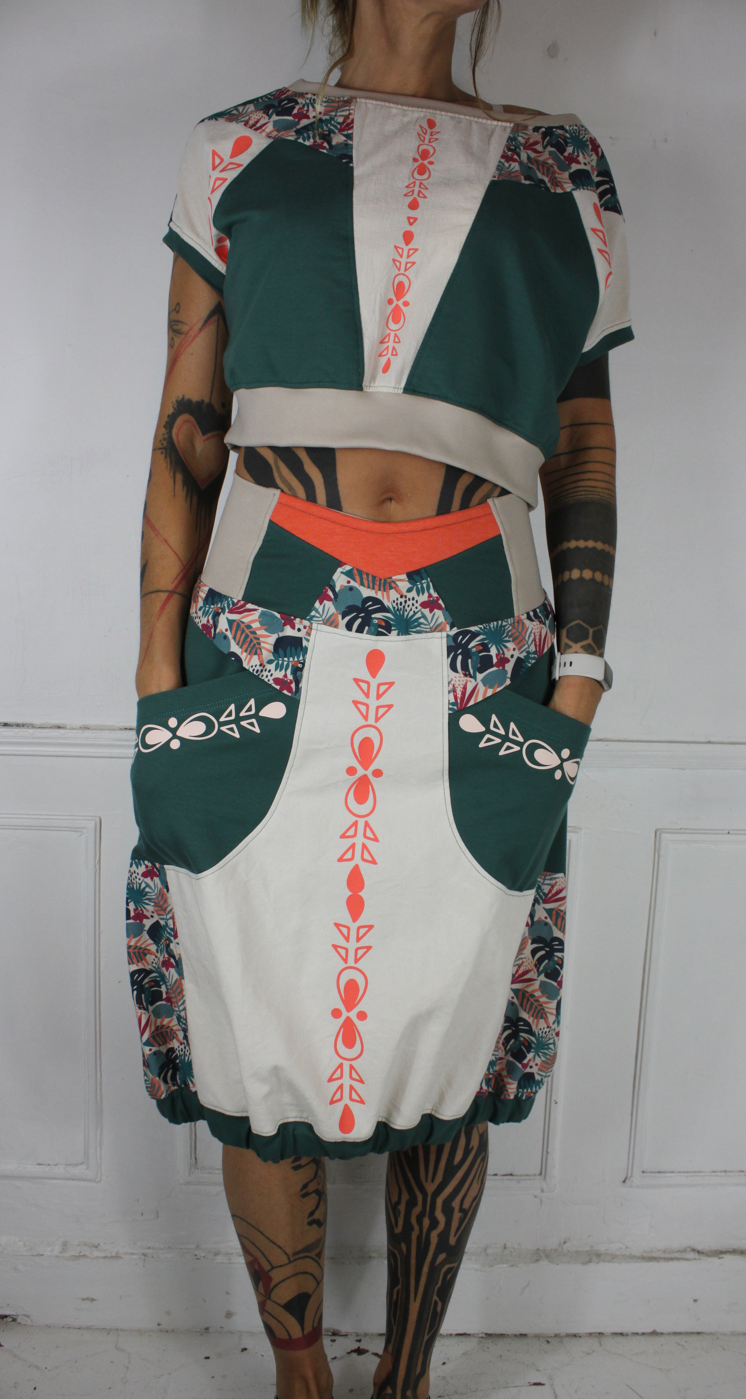 "Ōhashi" SomnamBulle X Coxeline Crop Top Loose E25 TS/M