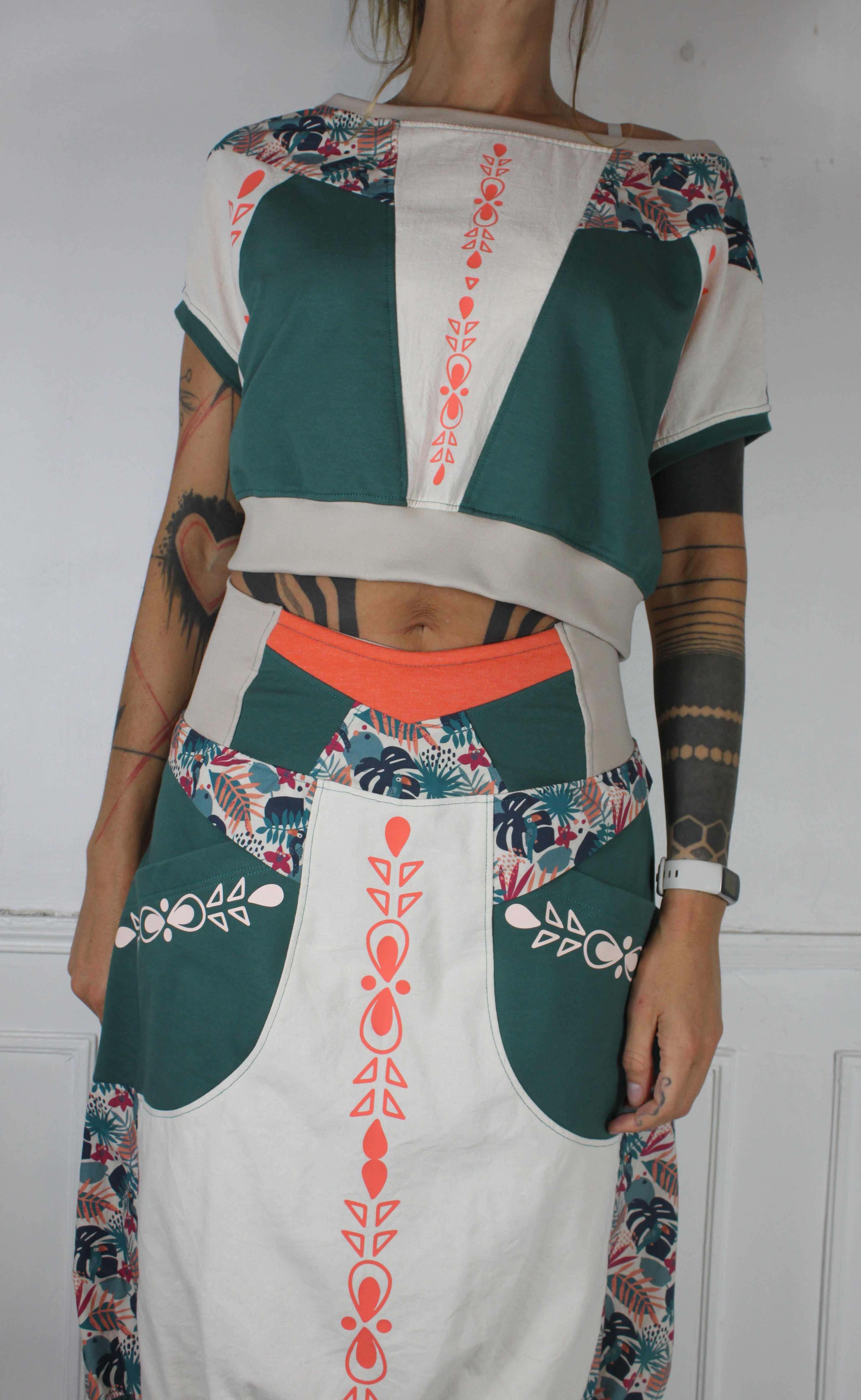 "Ōhashi" SomnamBulle X Coxeline Crop Top Loose E25 TS/M