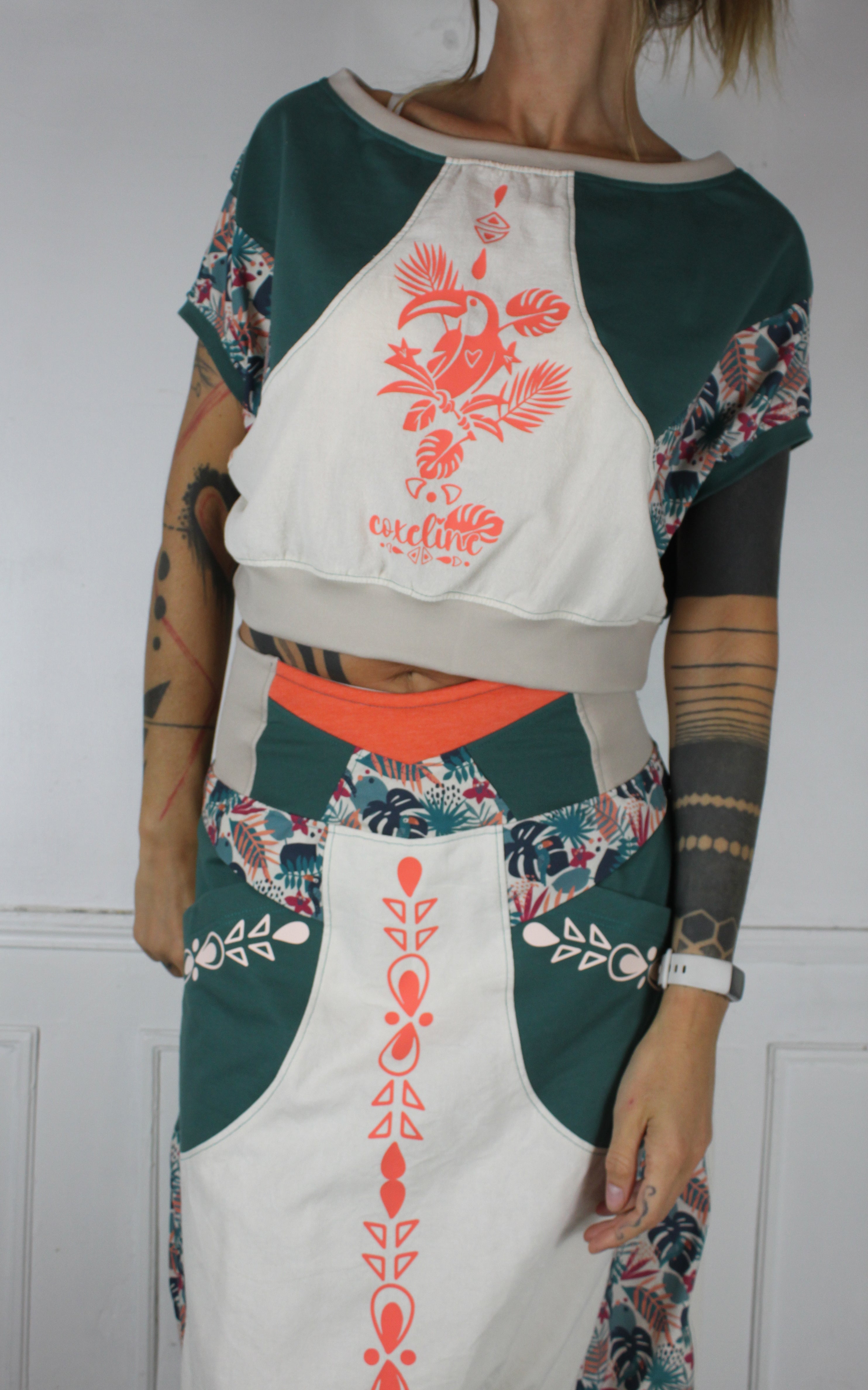 "Ōhashi" SomnamBulle X Coxeline Crop Top Loose E25 TS/M