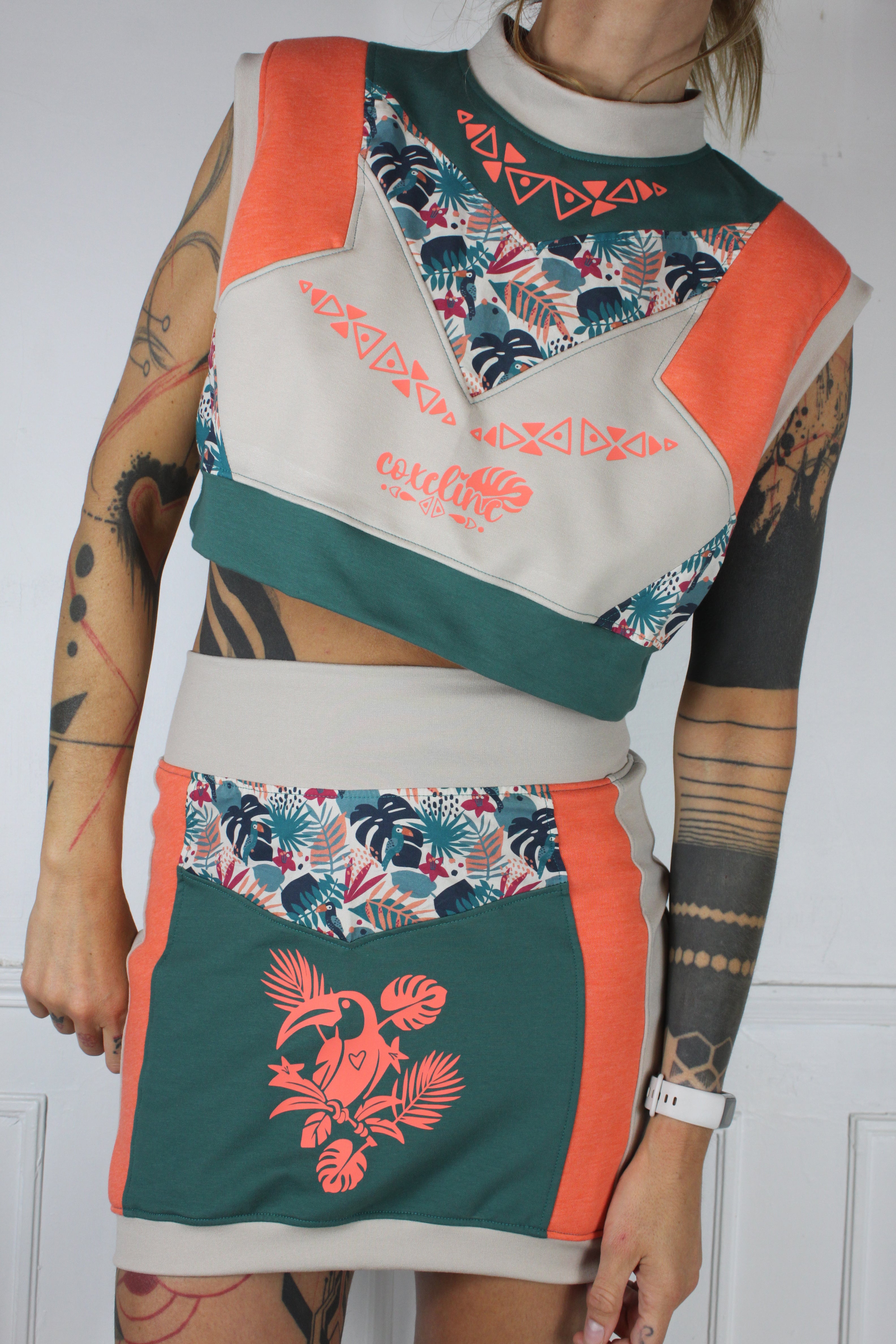 "Ōhashi" SomnamBulle X Coxeline Crop Top E25 TM/L