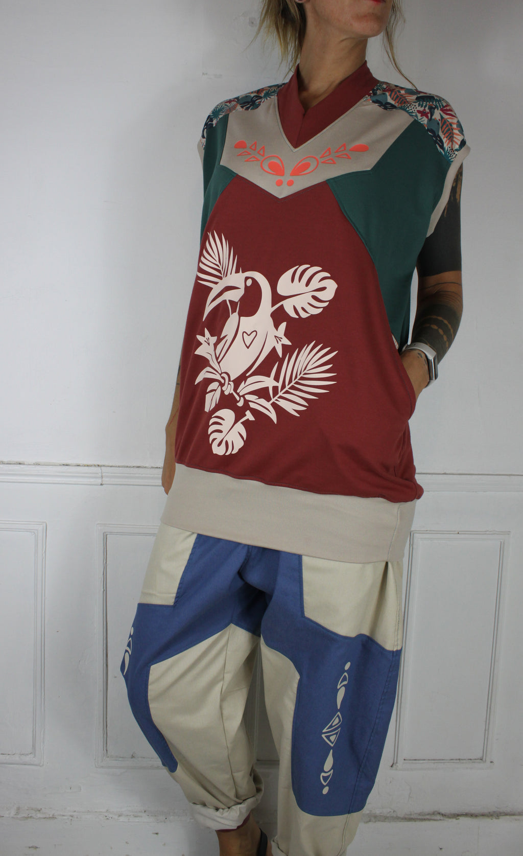 "Ōhashi" SomnamBulle X Coxeline Robe/Tunique Loose E25 HC TM/L