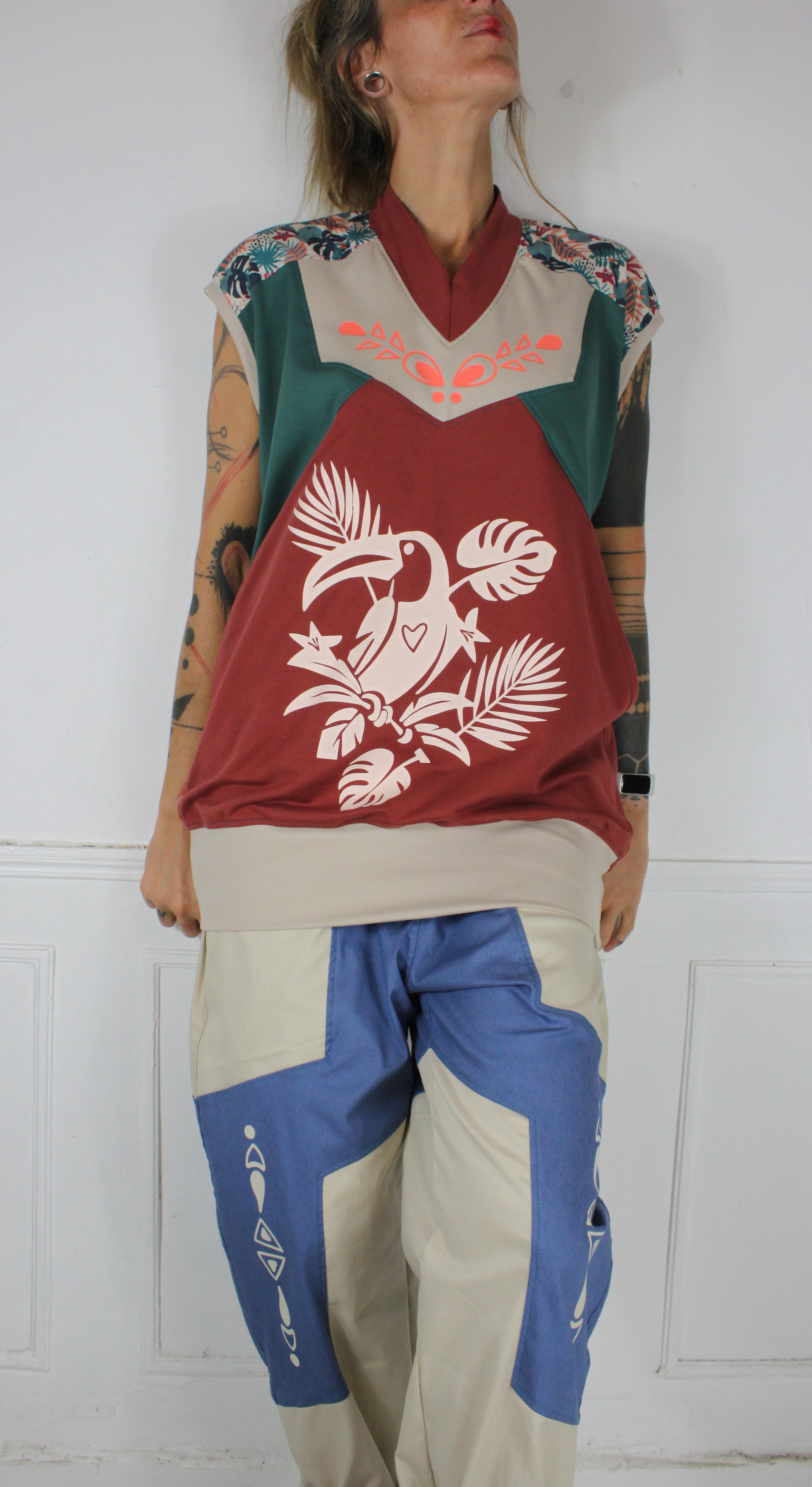 "Ōhashi" SomnamBulle X Coxeline Robe/Tunique Loose E25 HC TM/L