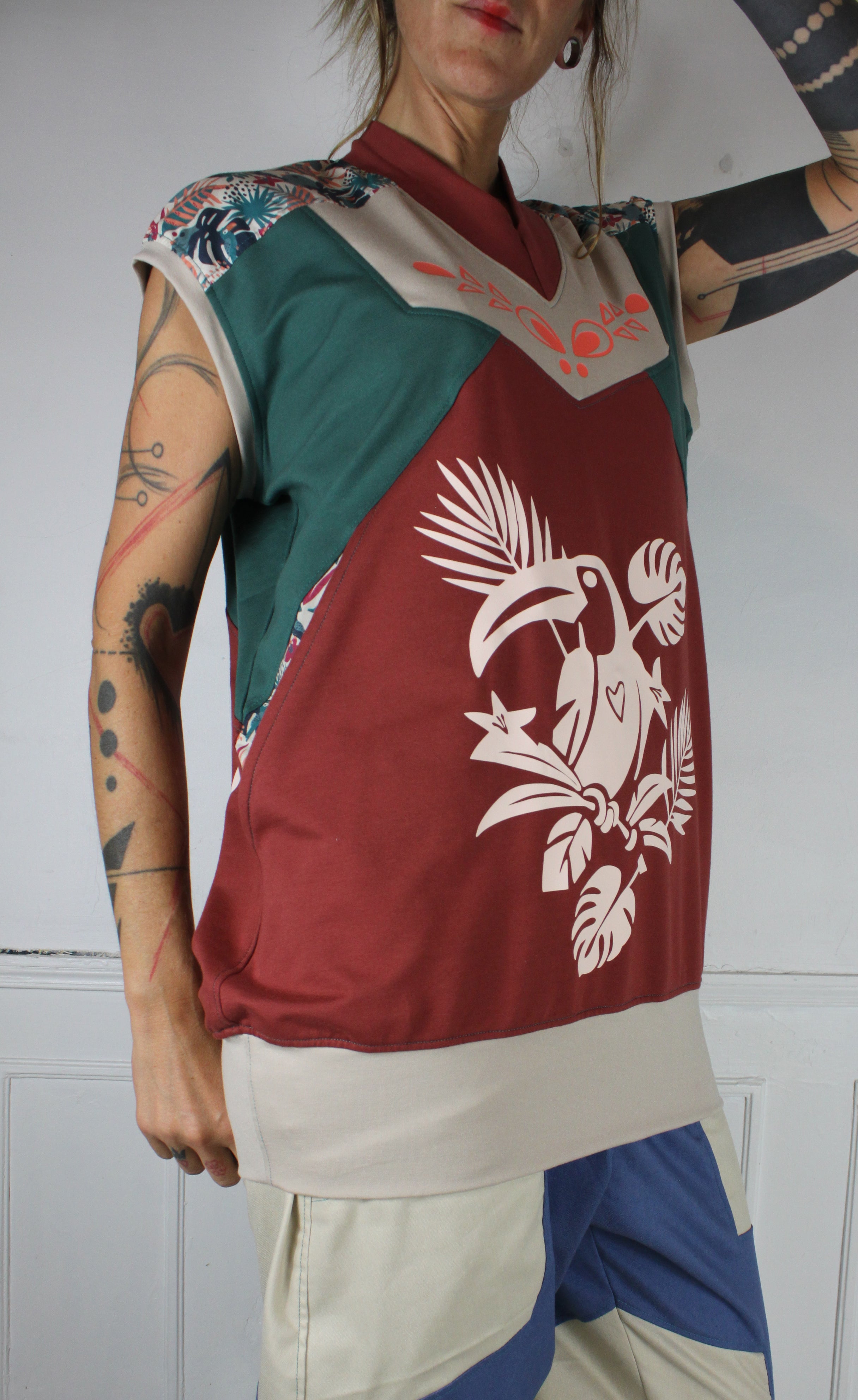 "Ōhashi" SomnamBulle X Coxeline Robe/Tunique Loose E25 HC TM/L