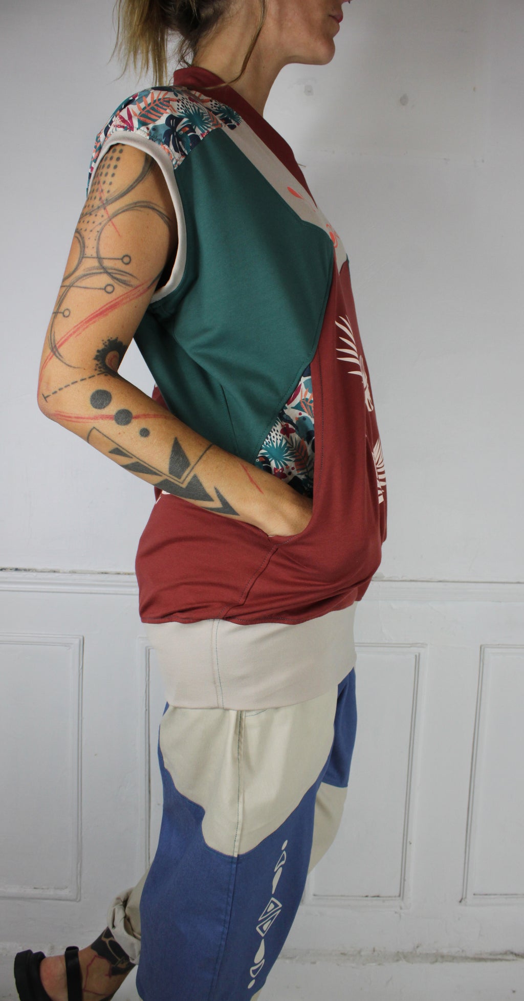 "Ōhashi" SomnamBulle X Coxeline Robe/Tunique Loose E25 HC TM/L