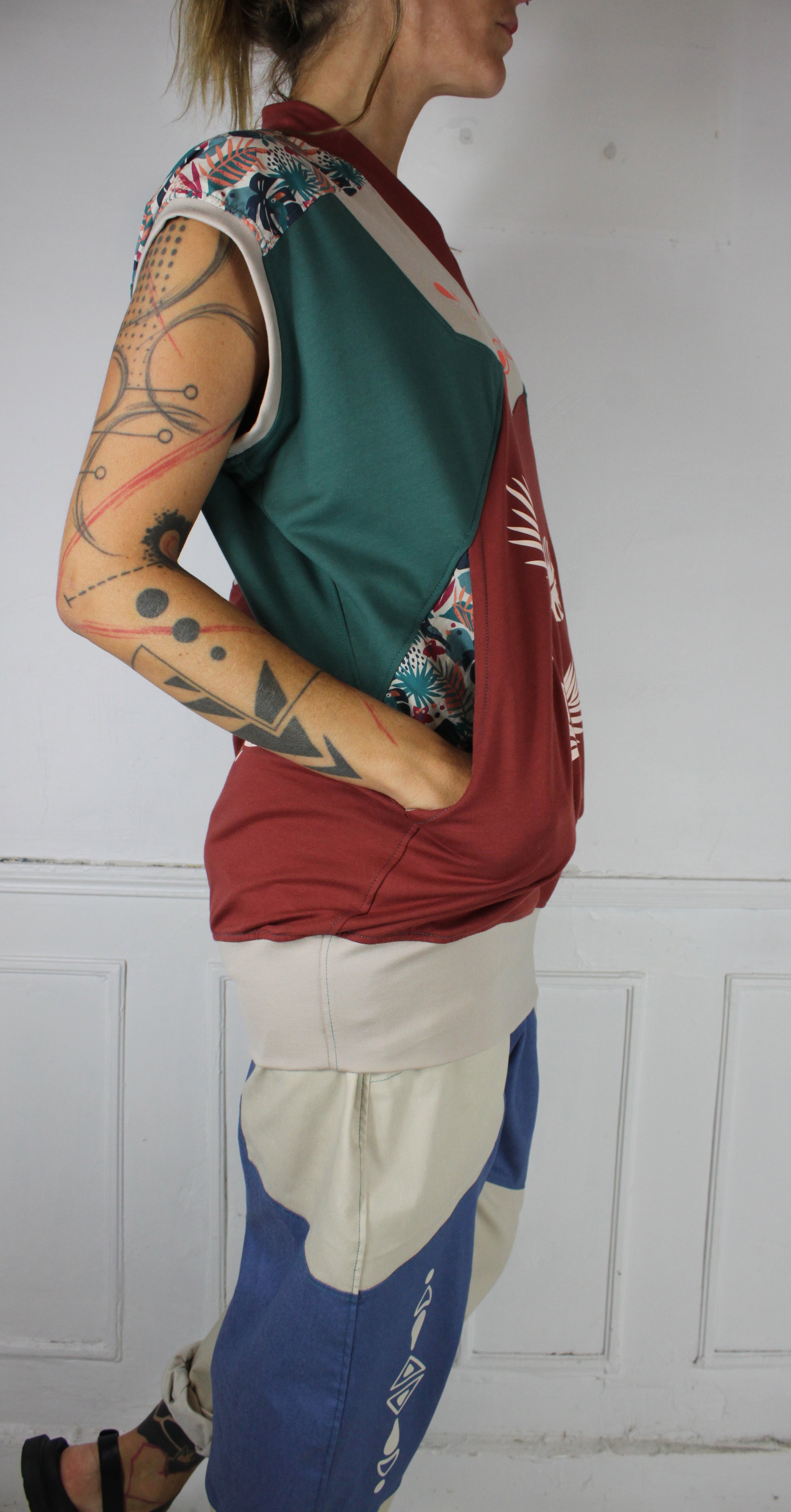 "Ōhashi" SomnamBulle X Coxeline Robe/Tunique Loose E25 HC TM/L