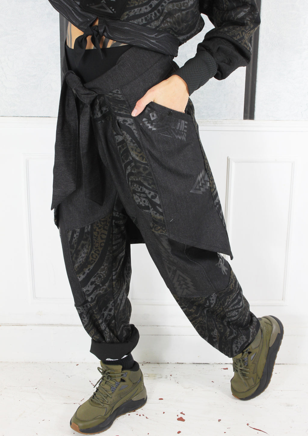 ❤️🧡💛👽💚💙💜 A25 Baggy Jap' + Pan " Pockets" TM/L