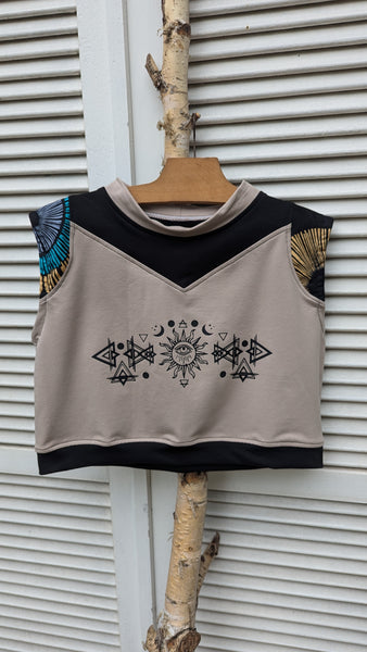 Collab SomnamBulle "Aurinko" Crop Top TS/M