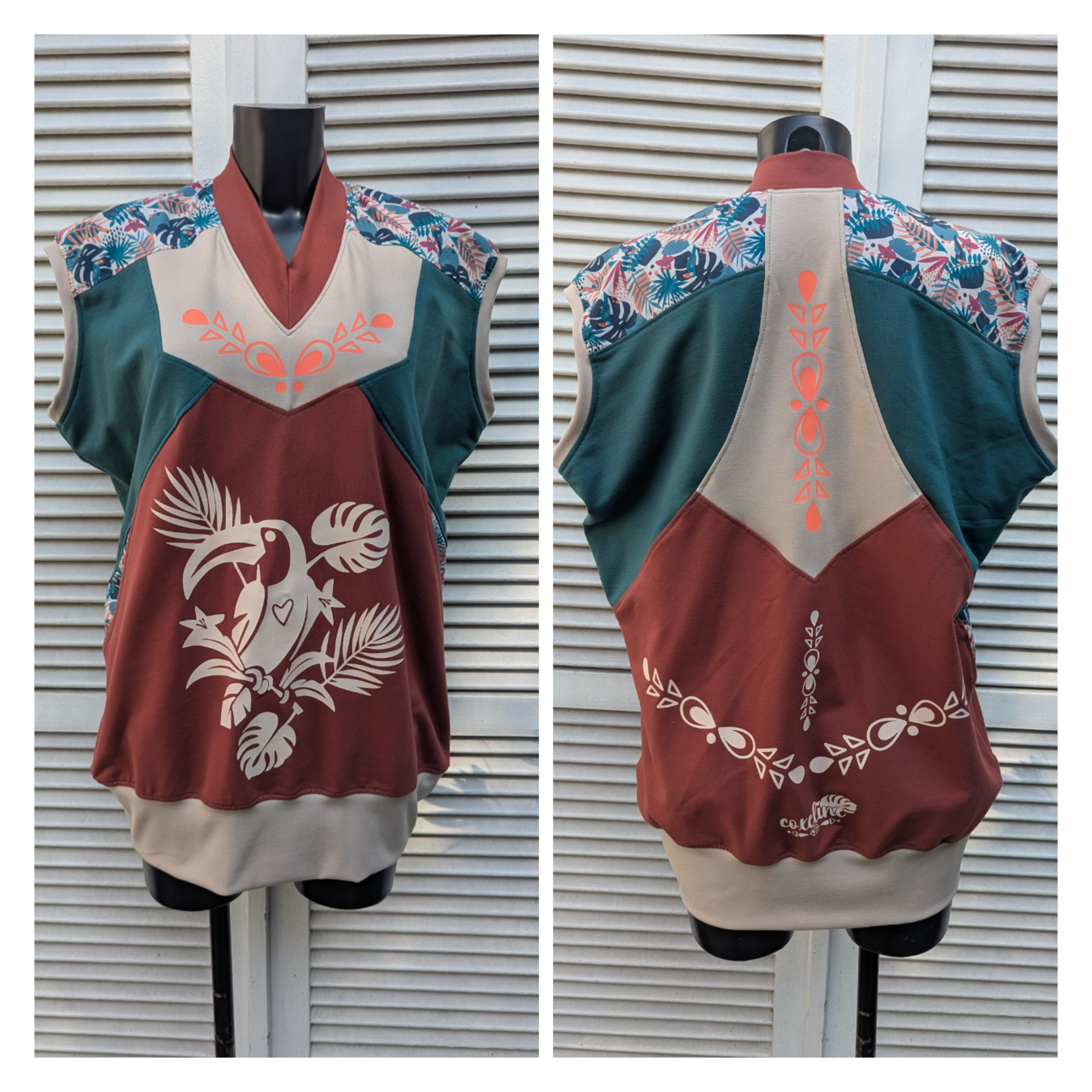 "Ōhashi" SomnamBulle X Coxeline Robe/Tunique Loose E25 HC TM/L