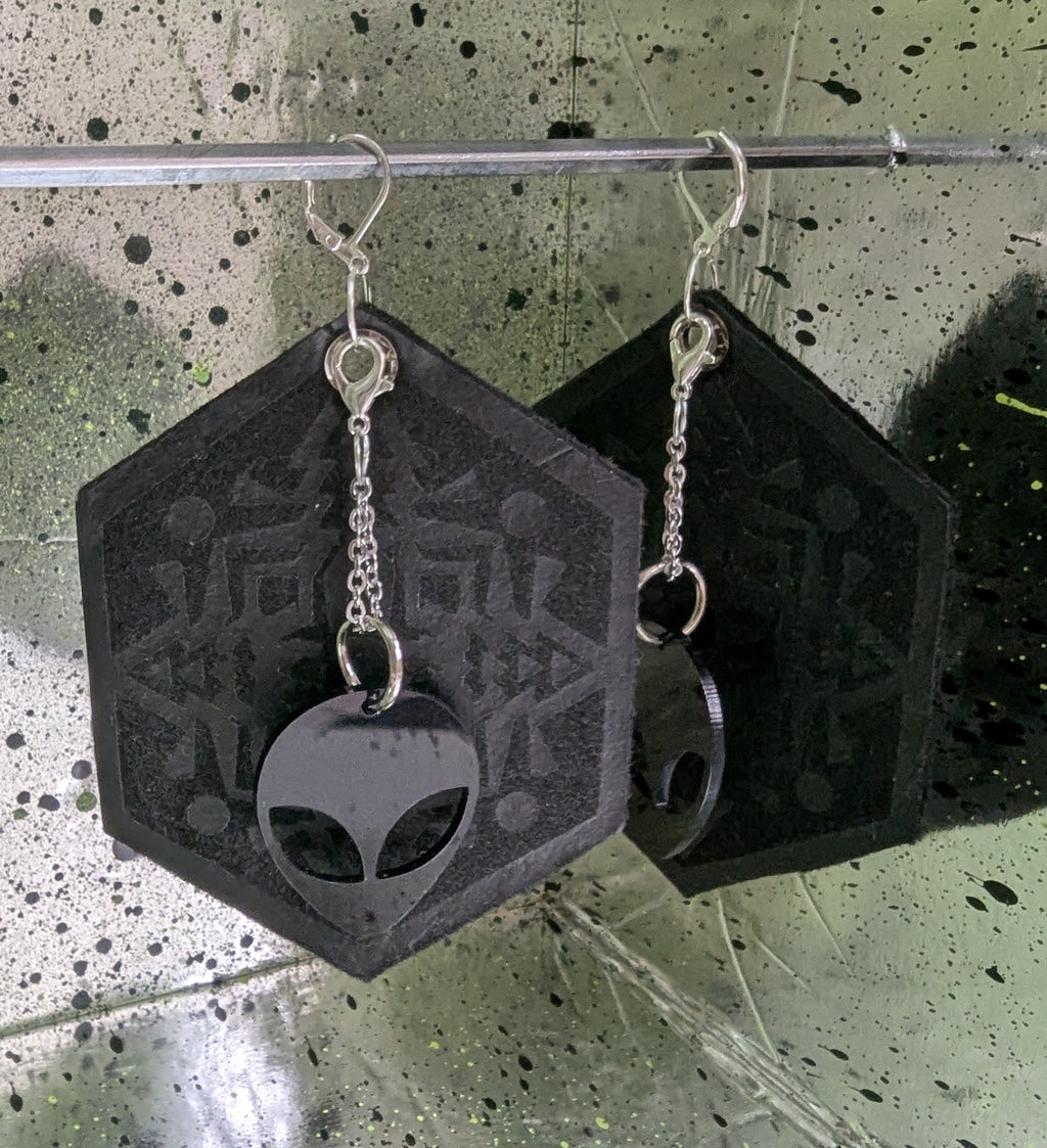 ❤️🧡💛👽💚💙💜 A25 Boucles d'Oreilles👽🖤