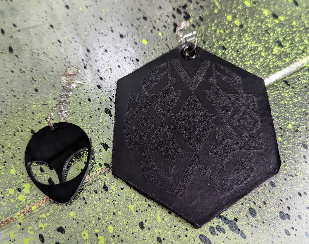 ❤️🧡💛👽💚💙💜 A25 Boucles d'Oreilles👽🖤