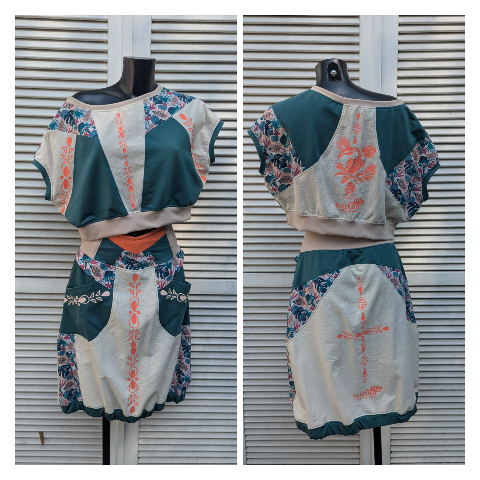 "Ōhashi" SomnamBulle X Coxeline Crop Top Loose E25 TS/M