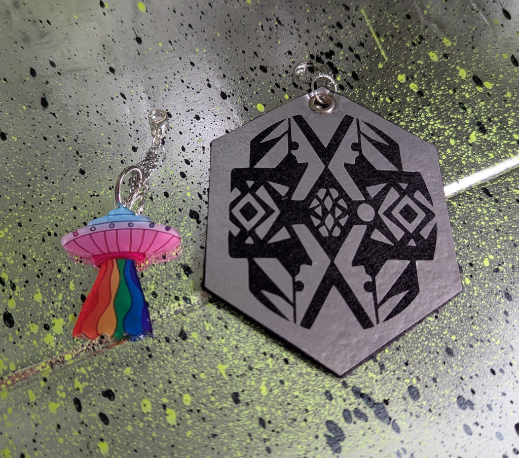 ❤️🧡💛👽💚💙💜 A25 Boucles d'Oreilles 🌈🛸