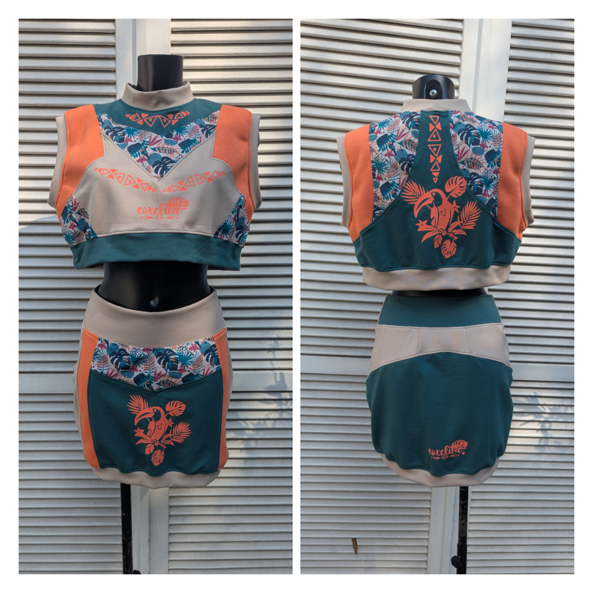 "Ōhashi" SomnamBulle X Coxeline Crop Top E25 TM/L